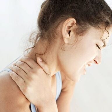 Neck pain in a girl is a sign of osteochondrosis